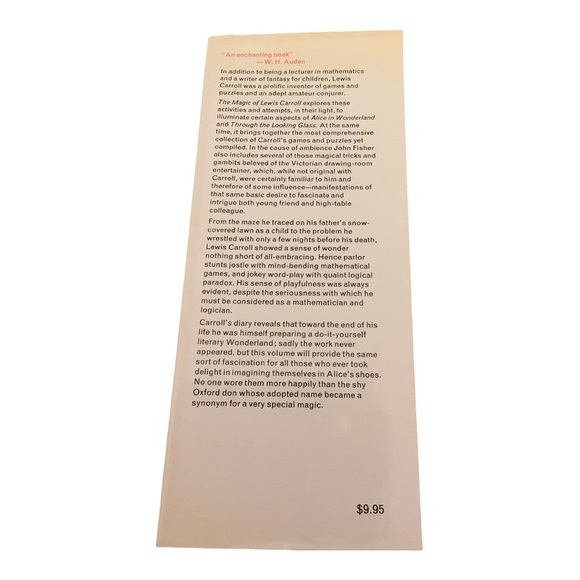 Vintage 1973 hardcover The Magic of Lewis Carroll edit by John Fisher - Picture 4 of 4